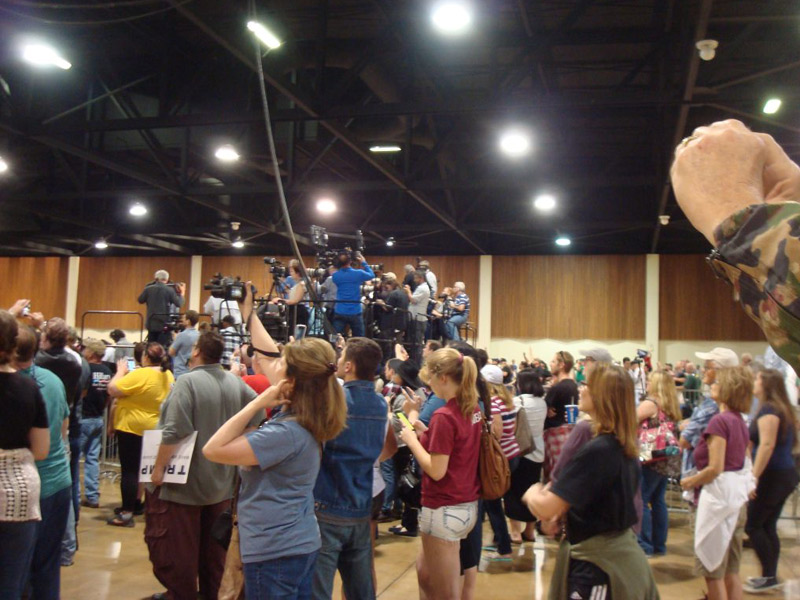 Trump Rally people